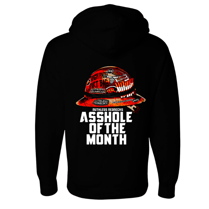 HOODY ASSHOLE OF THE MONTH - BLK